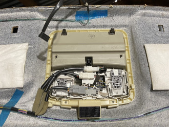 Обшивка потолка Nissan Teana j32