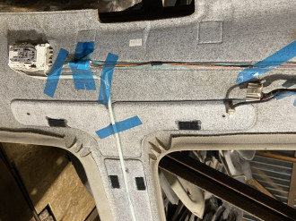 Обшивка потолка Nissan Teana j32