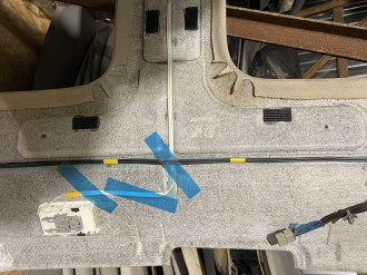 Обшивка потолка Nissan Teana j32