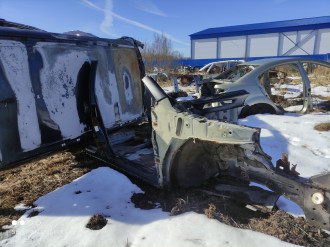 Порог со стойкой правой Nissan Murano z50