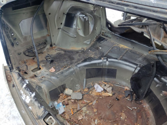 Ниша запасного колеса Saab 9-5 1998-2002