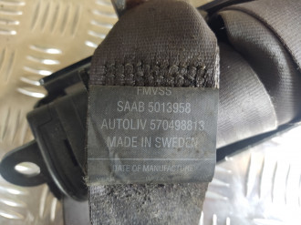 Ремень безопасности задний правый Saab 9-5 1998-2002