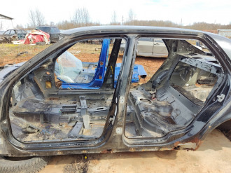 Порог со стойкой левой Saab 9-5 1998-2002