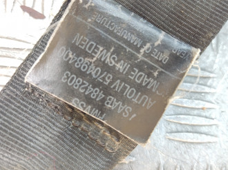 Ремень безопасности передний правый Saab 9-5 1998-2002