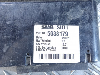 Дисплей информационный Saab 9-5 1998-2002