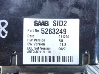 Дисплей информационный Saab 9-5 1998-2002