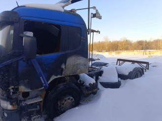 В разборе Scania P340 