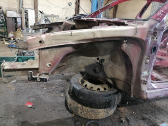 Лонжерон передний левый Skoda Octavia 2000 2011