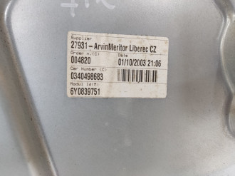 Стеклоподъемник задний левый Skoda Fabia 1997 2007