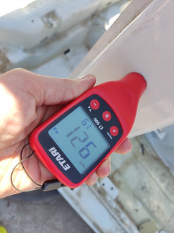 Порог со стойкой правой Skoda Fabia 2007 2015