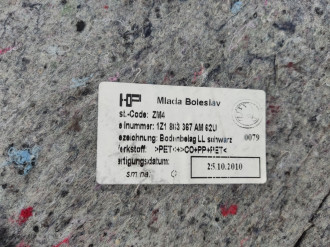 Ковролин Skoda Octavia 2004 2013