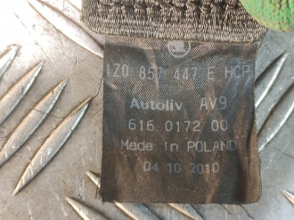 Ремень безопасности задний правый Skoda Octavia 2004 2013