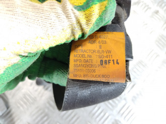 Ремень безопасности задний левый Ssang yong Rexton 2001-2006