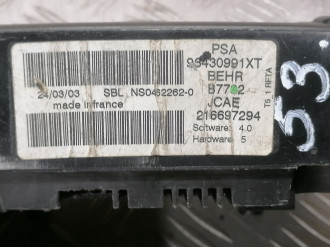 Блок управления отопителя климатической установки Peugeot 307 2001 2008