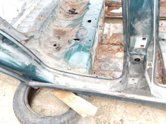 Порог со стойкой правой Peugeot 406 1995-1999