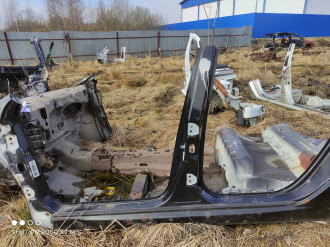 Порог со стойкой левой Peugeot 307 2001 2008
