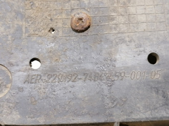 Брызговик правый задний Renault Logan 2005 2014