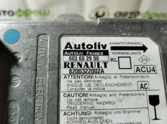 Блок управления Air Bag Renault Megane 2003 2009