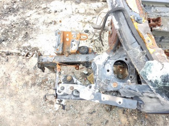 Лонжерон передний левый Renault Scenic 2003 2009