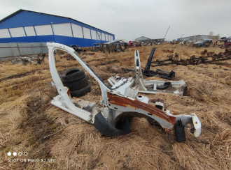 Порог со стойкой правой Renault Logan 2005 2014