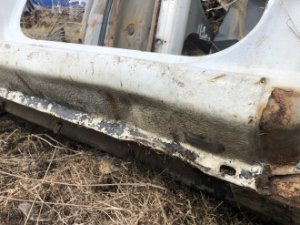 Порог со стойкой правой Renault Logan 2005 2014