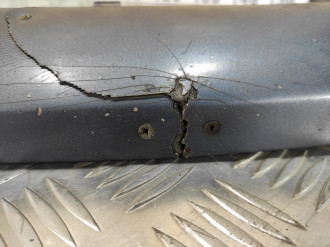 Накладка бампера переднего Renault Clio 2 1998-2008