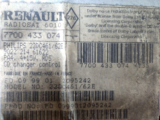 Магнитола Renault Clio 1998-2008