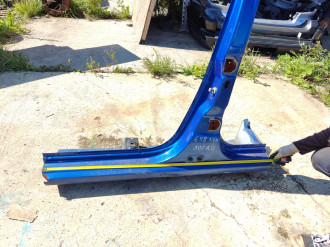 Порог со стойкой левой Renault Logan 2005 2014