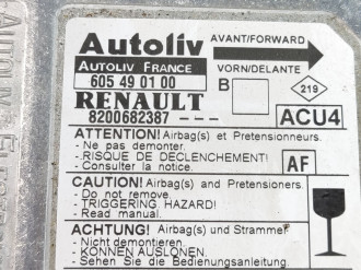 Блок управления Air Bag Renault Megane 2003 2009