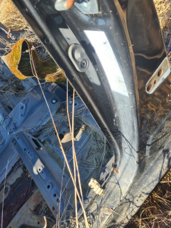 Порог со стойкой левой Toyota Yaris 2005 2011