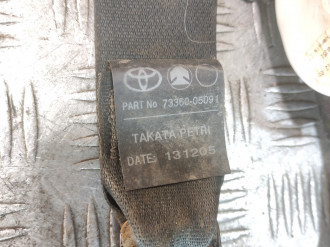 Ремень безопасности задний левый Toyota Avensis 2 2003 2008