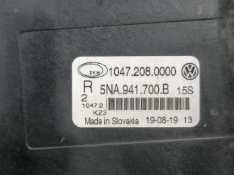 Фара противотуманная правая Volkswagen Tiguan 2007 2011