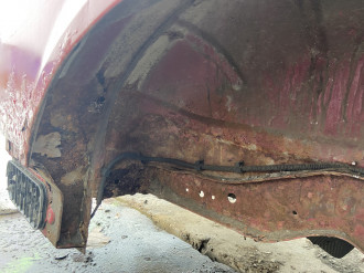 Крыло заднее правое Volkswagen Transporter T5