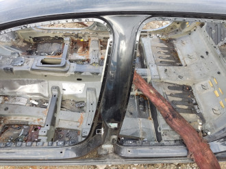 Порог со стойкой левой Volkswagen Phaeton 2002-2016